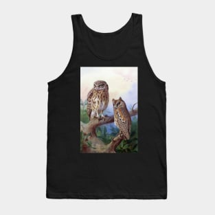 Little Owl & Scops Owl Tank Top